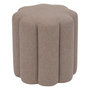 Voir la diapositive 1 : ATMOSPHERA Pouf design floral en tissu - Beige