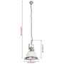 Voir la diapositive 6 : VIDAXL Lampe suspendue 35x35x152 cm aluminium