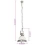 Voir la diapositive 6 : VIDAXL Lampe suspendue 35x35x152 cm aluminium