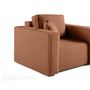 Voir la diapositive 4 : BEST MOBILIER Topaze - fauteuil - en tissu bouclette