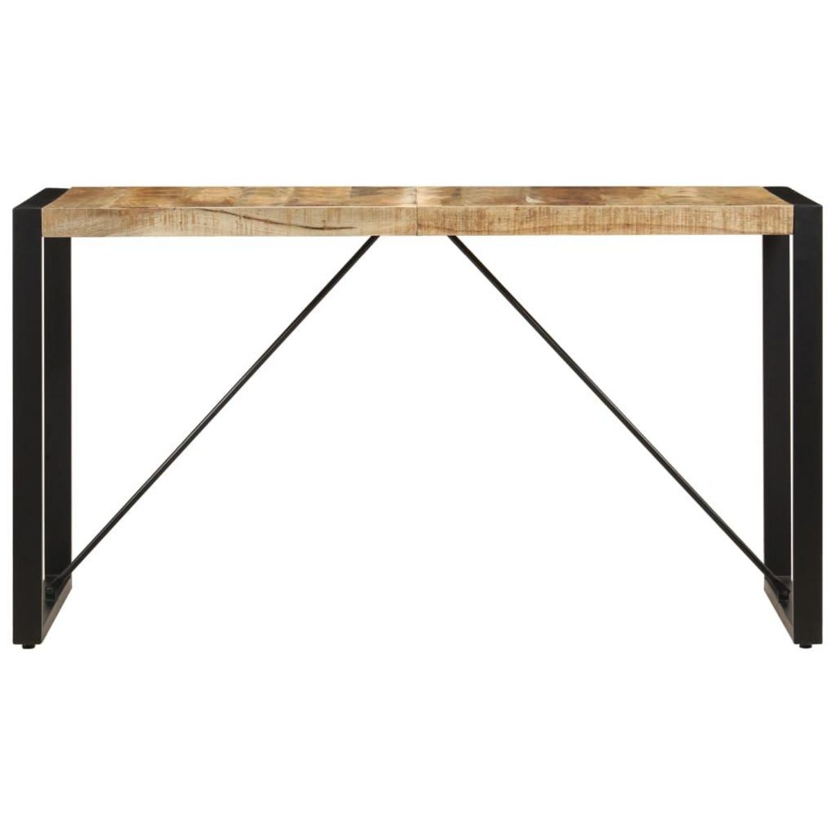 VIDAXL Table a manger 140x70x75 cm Bois de manguier massif