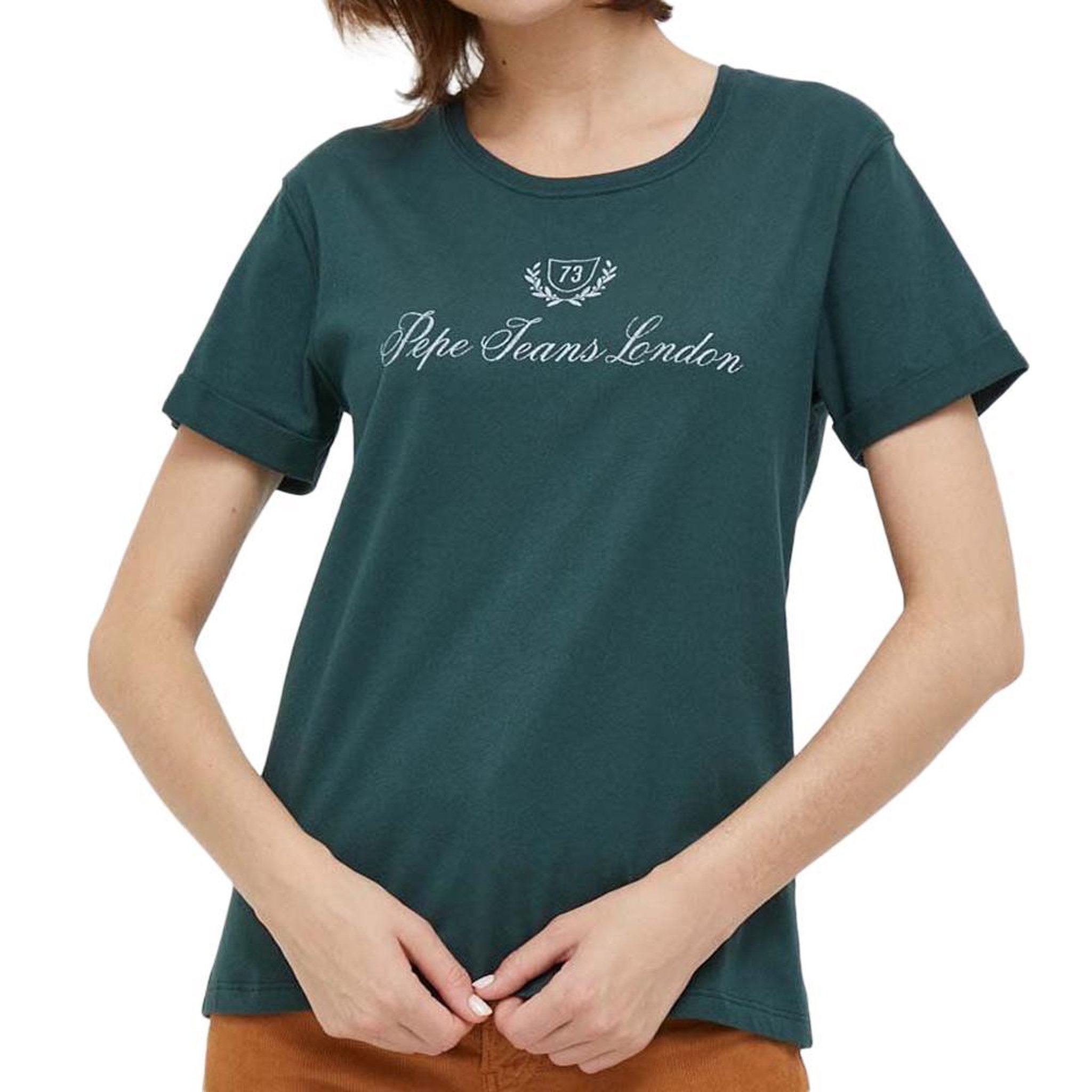Pepe Jeans T shirt  Femme Pepe Jeans Vivian. Coloris disponibles : Bleu
