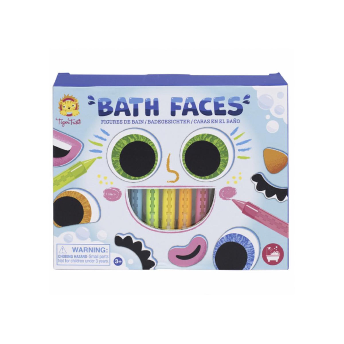 TIGER TRIBE Feutres pour le bain - Les figures