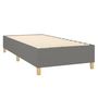 Voir la diapositive 5 : VIDAXL Sommier a lattes de lit et matelas et LED Gris fonce 80x200cm