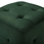 Voir la diapositive 4 : VIDAXL 2 pcs Poufs Vert 30 x 30 x 30 cm Tissu velours