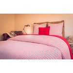 Home collection Parure housse de couette 3pcs 260x240cm 100%coton 57fils myrtle