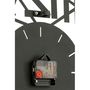 Voir la diapositive 2 : Paris Prix Horloge Murale en Métal  Chiffres  48cm Noir