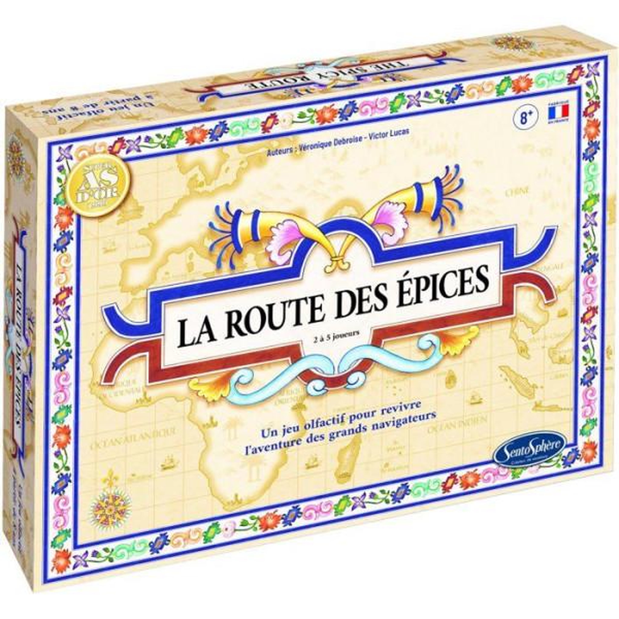 Sentosphere Jeu de société - SENTOSPHERE - La route des épices - A la conquete de nouveau territoire - Des 7 ans