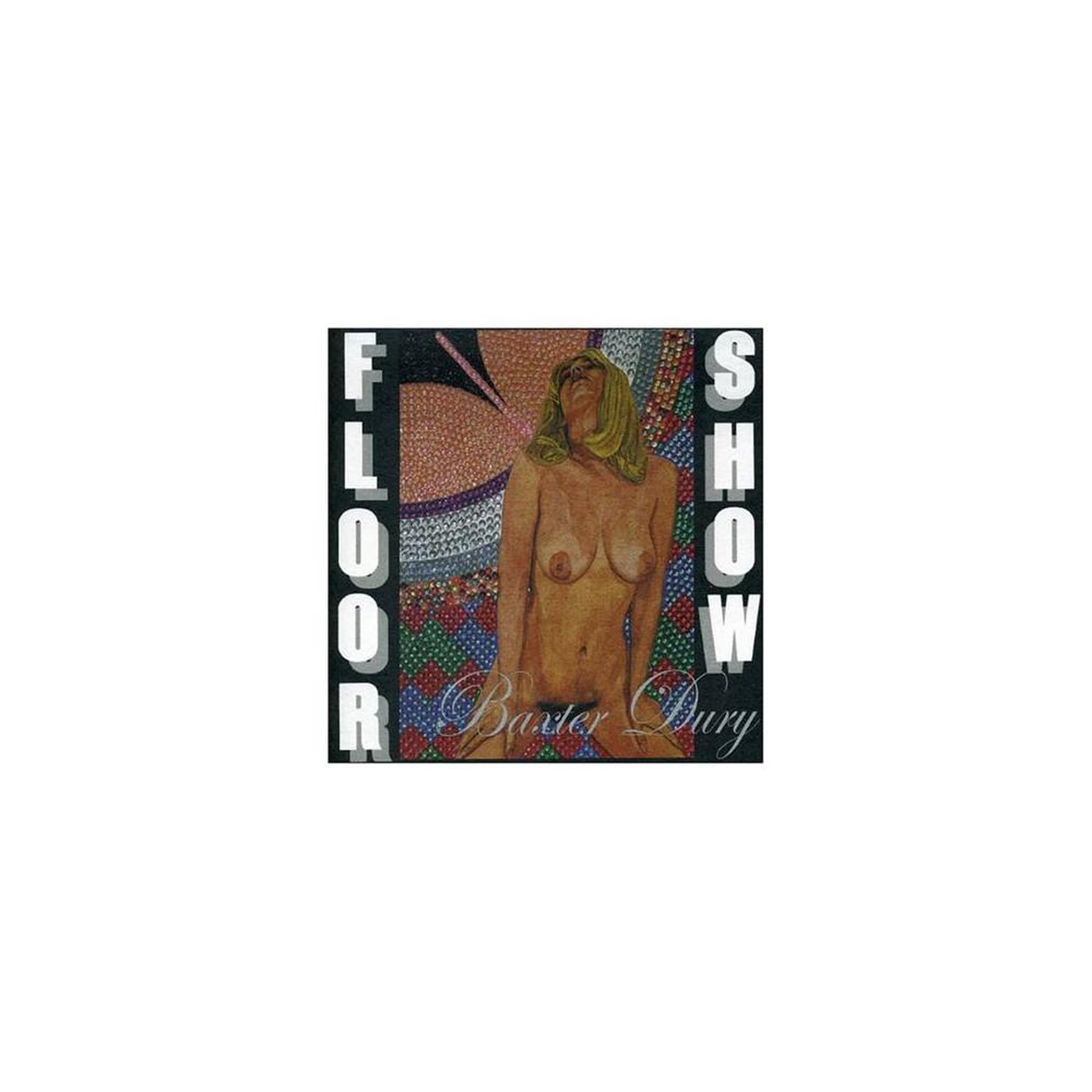 Vinyle Floor Show de Baxter Dury, édition Standard, pochette multicolore aux tons bruns et dorés