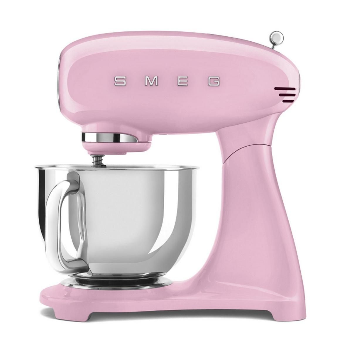 SMEG Robot pâtissier multifonctions 4.8l 1000w cadillac rose - SMF05PKEU