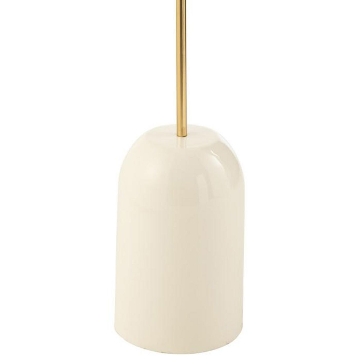 Paris Prix Table d'Appoint Design en Métal  Disque  68cm Blanc