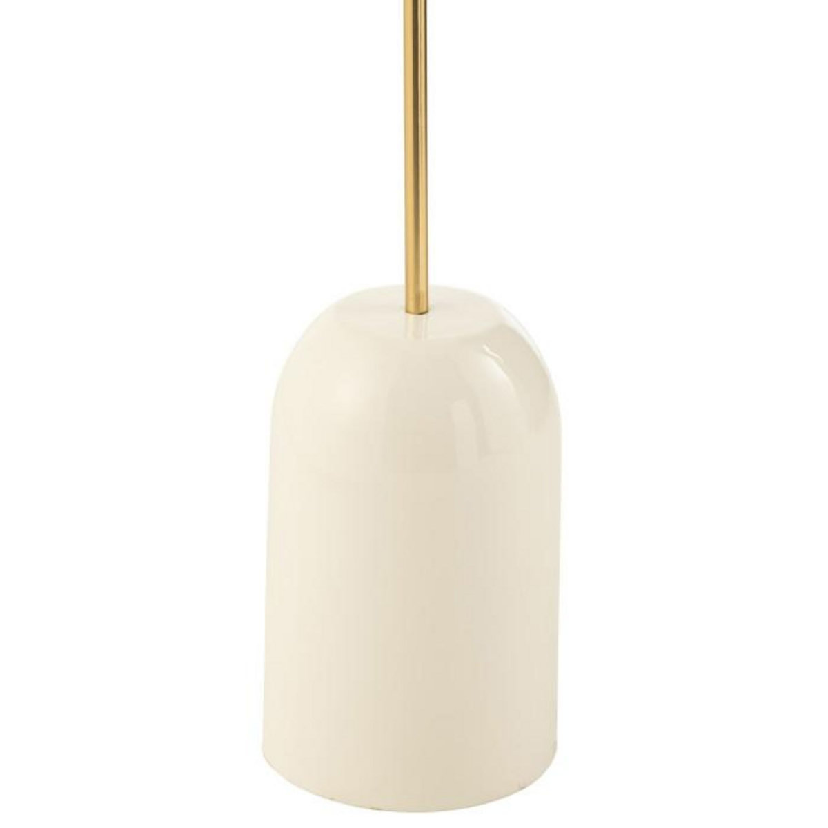 Paris Prix Table d'Appoint Design en Métal  Disque  68cm Blanc