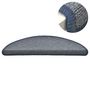 Voir la diapositive 4 : VIDAXL Tapis de marches d'escalier 15 pcs Gris clair et bleu 56x17x3cm
