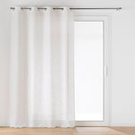 Paris Prix Rideau Voilage à Œillets  Cloris  140x240cm Naturel