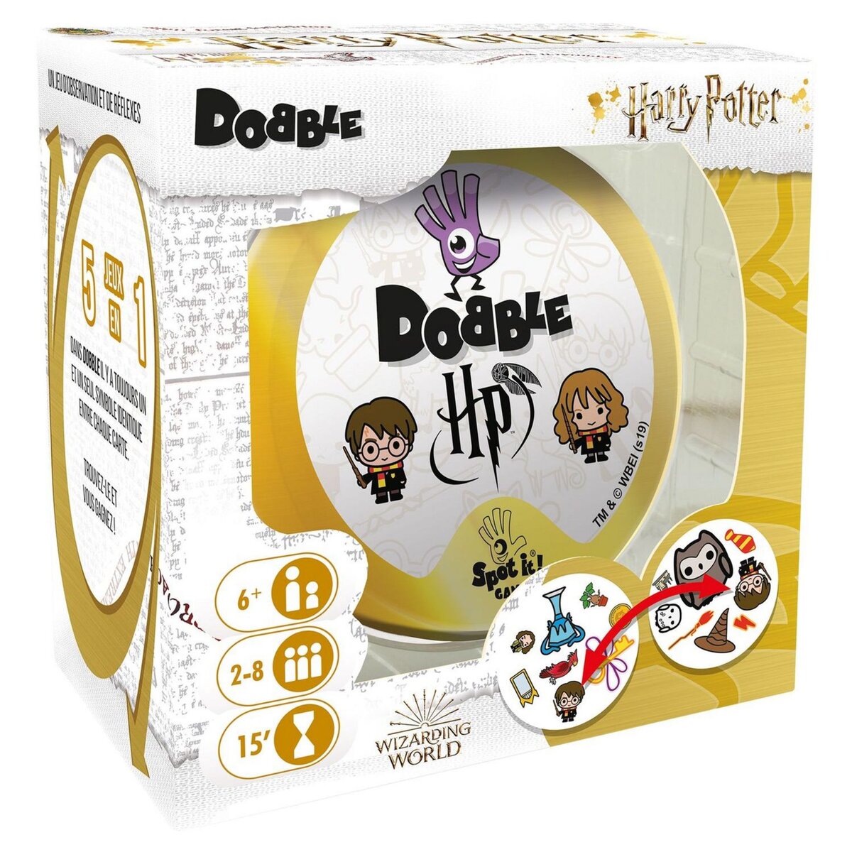 ASMODEE Jeu Dobble Harry Potter