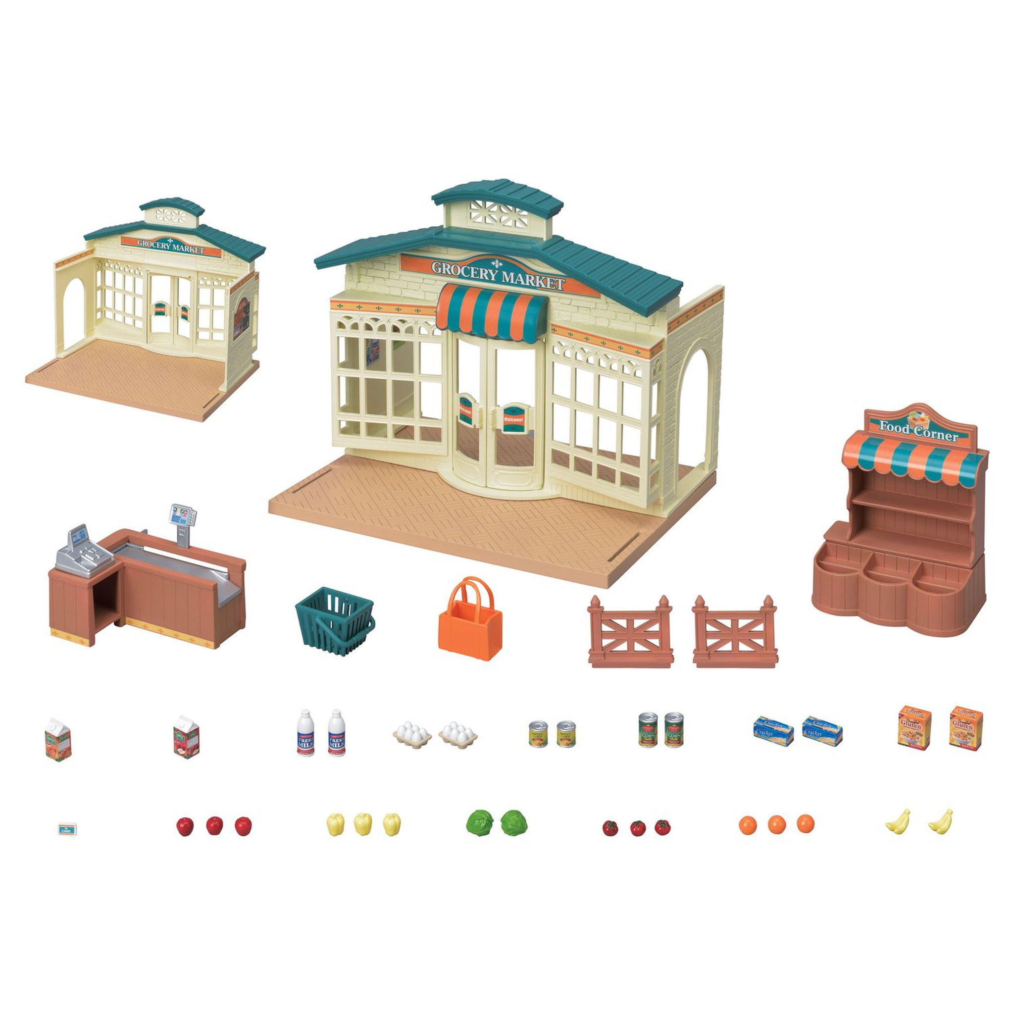Voir la diapositive 2 : Epoch d'Enfance 5315 - Le Supermarché - Sylvanian Families