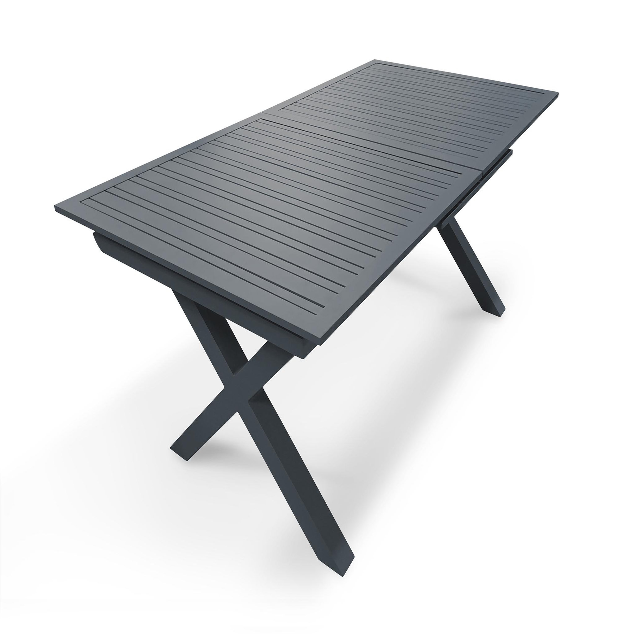 Voir la diapositive 1 : DCB GARDEN Table de jardin en aluminium