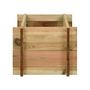 Voir la diapositive 3 : VIDAXL Jardiniere surelevee pour legumes Bois de pin impregne 80 cm