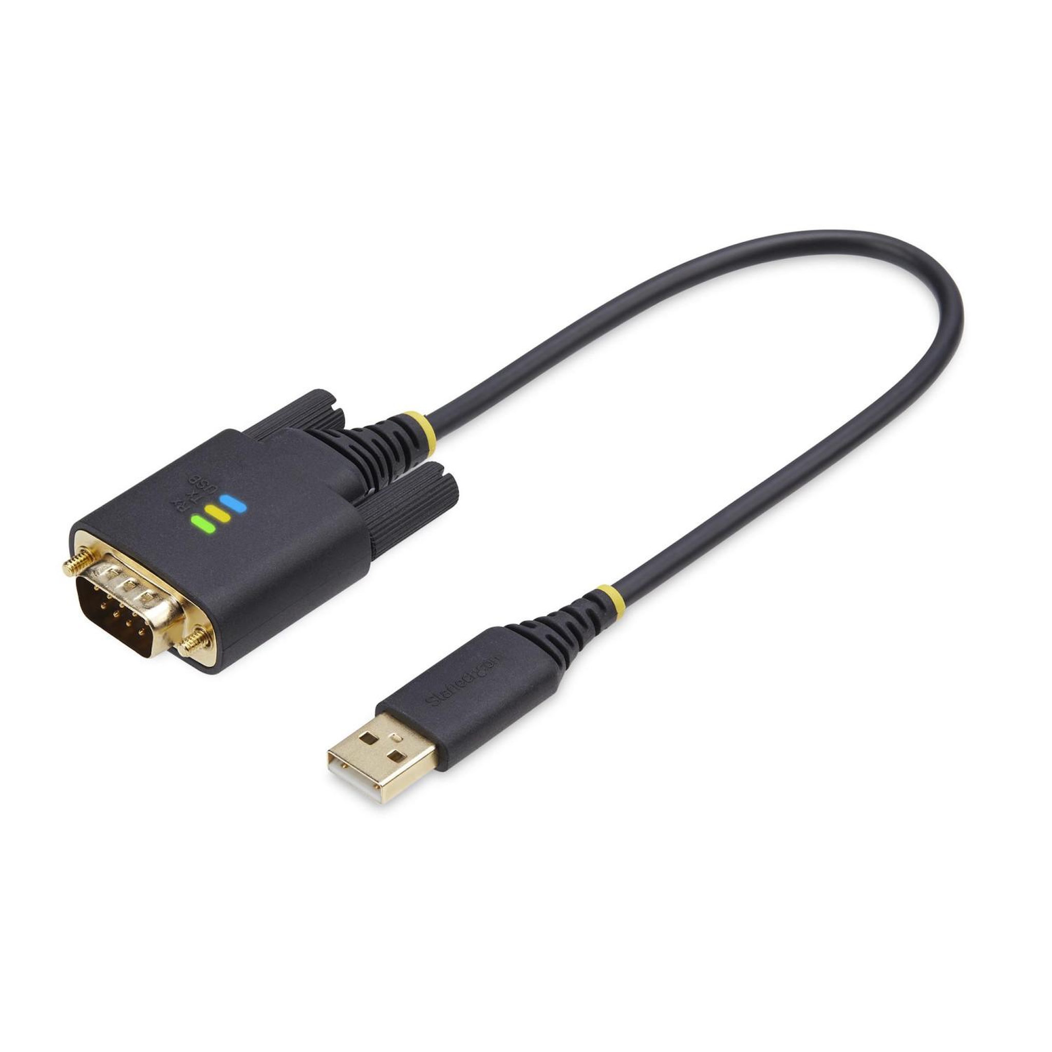Voir la diapositive 3 : Startech Startech.com câble usb vers série de 30cm, rétention com, ftdi, câble adaptateur usb-a vers db9 rs232, vis/écrous db9 interchangeables, protection esd, windows/macos/linux
