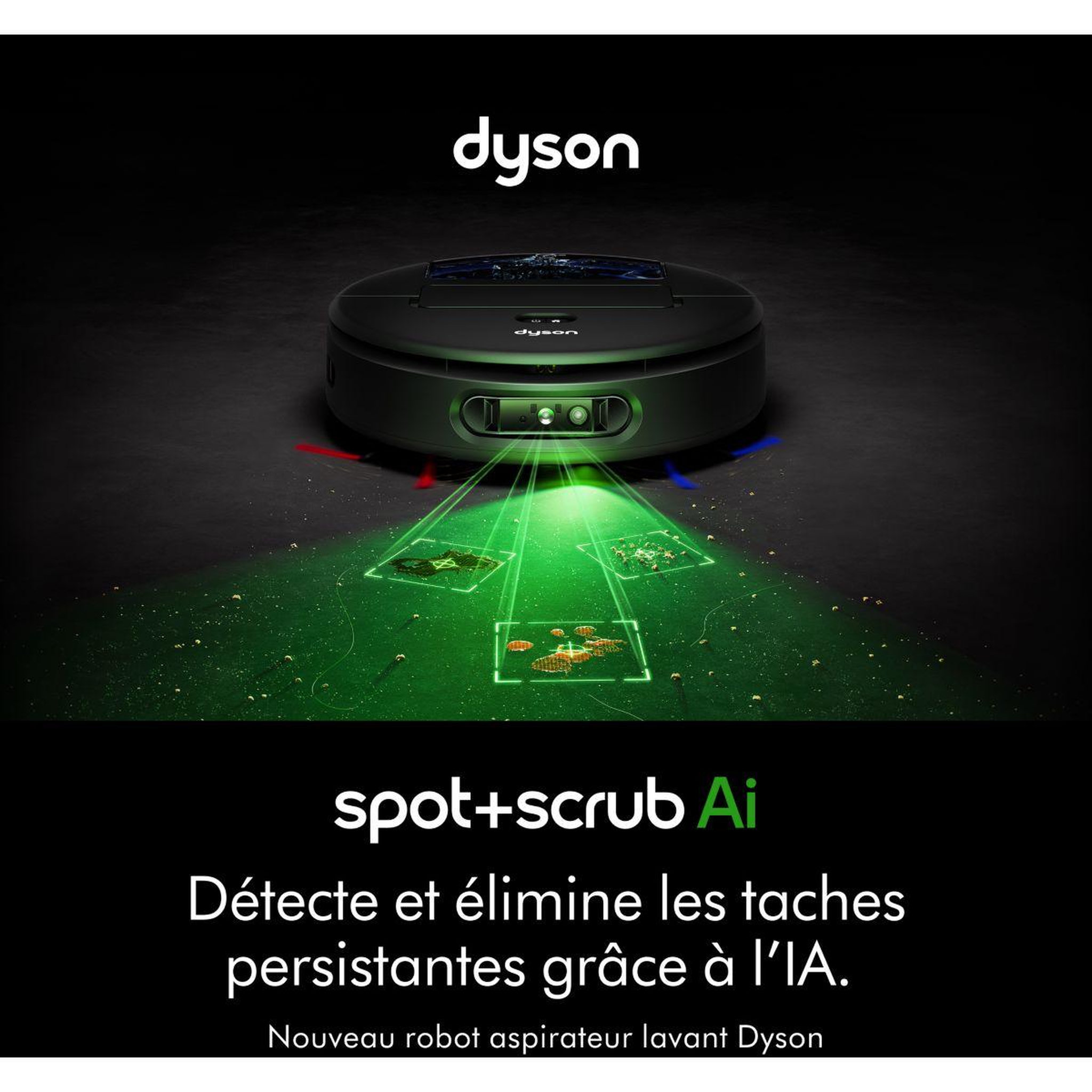 Voir la diapositive 2 : Dyson Robot aspirateur laveur spot+scrub ai