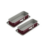 DR.OETKER Lot de 2 moules à cakes à charnière 30 cm Dr. Oetker Back-Liebe Bicolor