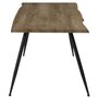 Voir la diapositive 3 : Paris Prix Table de Repas  Forest II  110cm Naturel & Noir