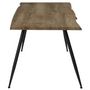Voir la diapositive 3 : Paris Prix Table de Repas  Forest II  110cm Naturel & Noir