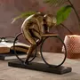 Paris Prix Statuette Déco sur Socle  Cycliste  28cm Or