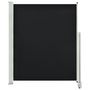 Voir la diapositive 2 : VIDAXL Auvent lateral retractable de patio 160 x 300 cm Noir