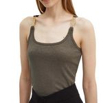 MORGAN Débardeur  Femme Morgan 241 DIDO1. Coloris disponibles : Vert