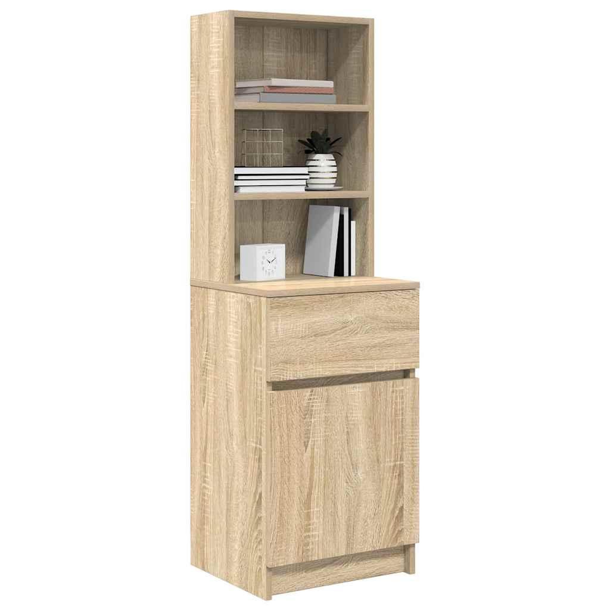 Voir la diapositive 4 : VIDAXL Table de chevet chene sonoma 39x35x125 cm bois d'ingenierie