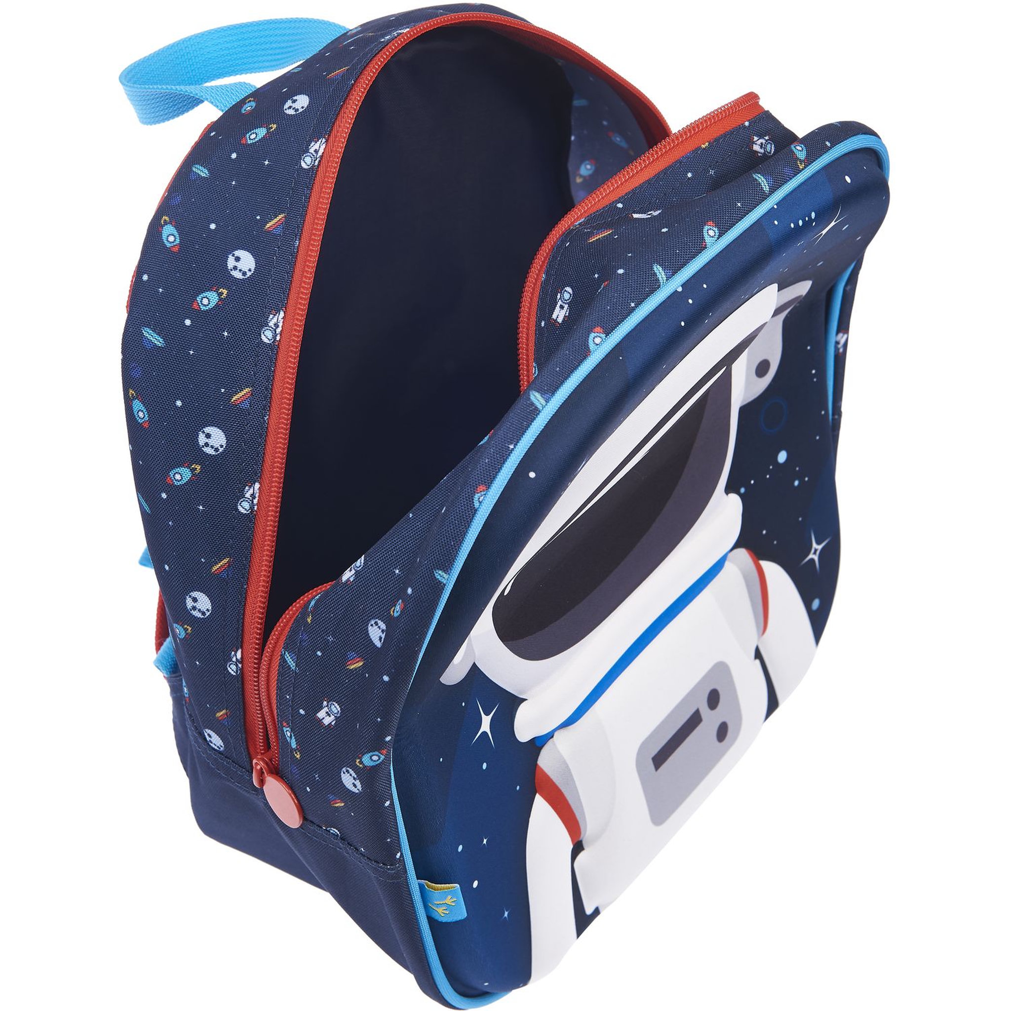 Voir la diapositive 3 : AUCHAN Sac maternelle bleu espace