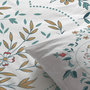 Voir la diapositive 2 : Les Ateliers du Linge Parure housse de couette 100% coton 47 fils/cm2 -capucine