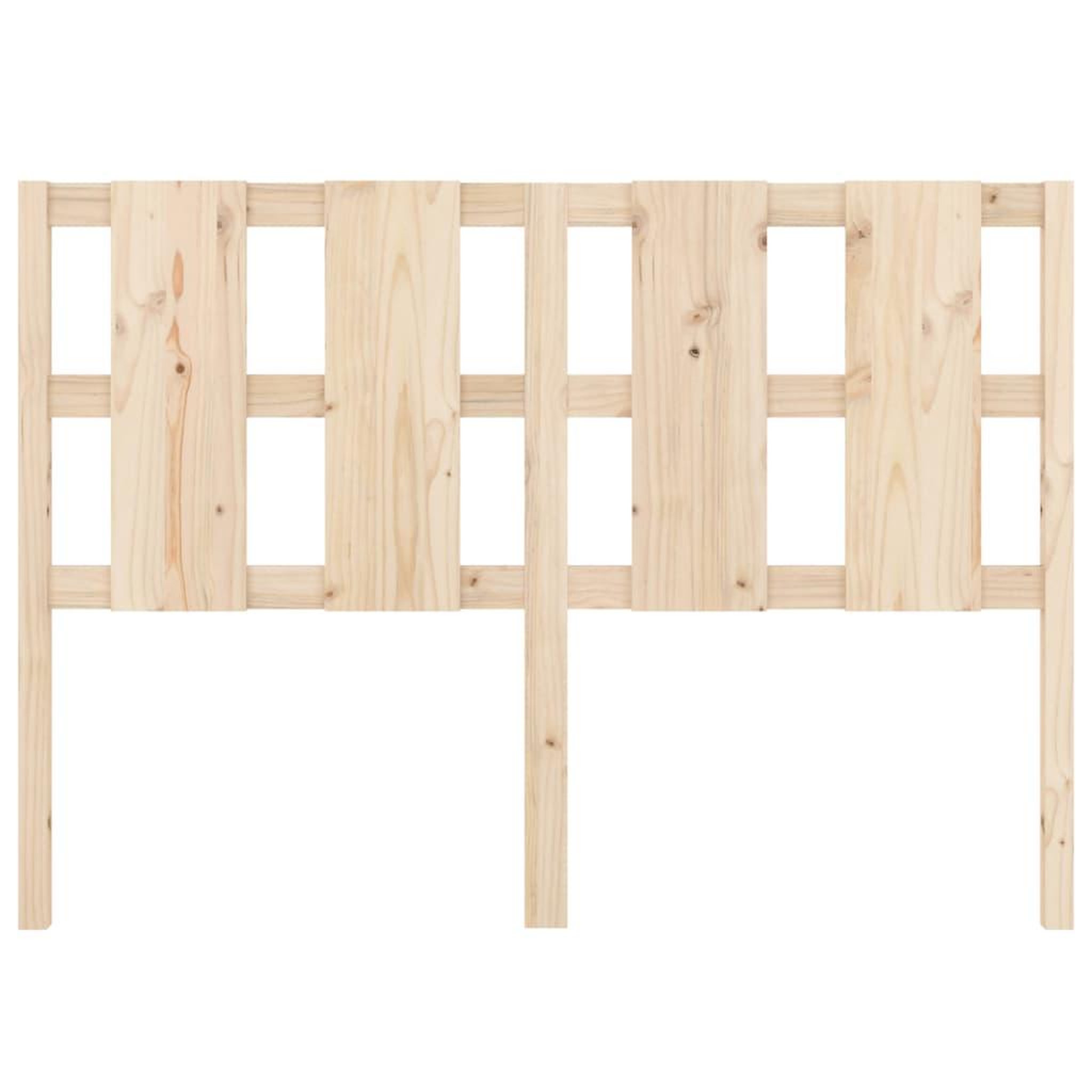 Voir la diapositive 4 : VIDAXL Tete de lit 140,5x4x100 cm Bois massif de pin