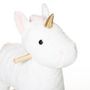 Voir la diapositive 2 :  Fauteuil à Bascule Enfant  Licorne  64cm Blanc