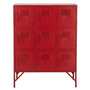 Voir la diapositive 2 : Paris Prix Commode 9 Portes en Métal  Pulgar  113cm Rouge