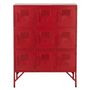 Voir la diapositive 2 : Paris Prix Commode 9 Portes en Métal  Pulgar  113cm Rouge