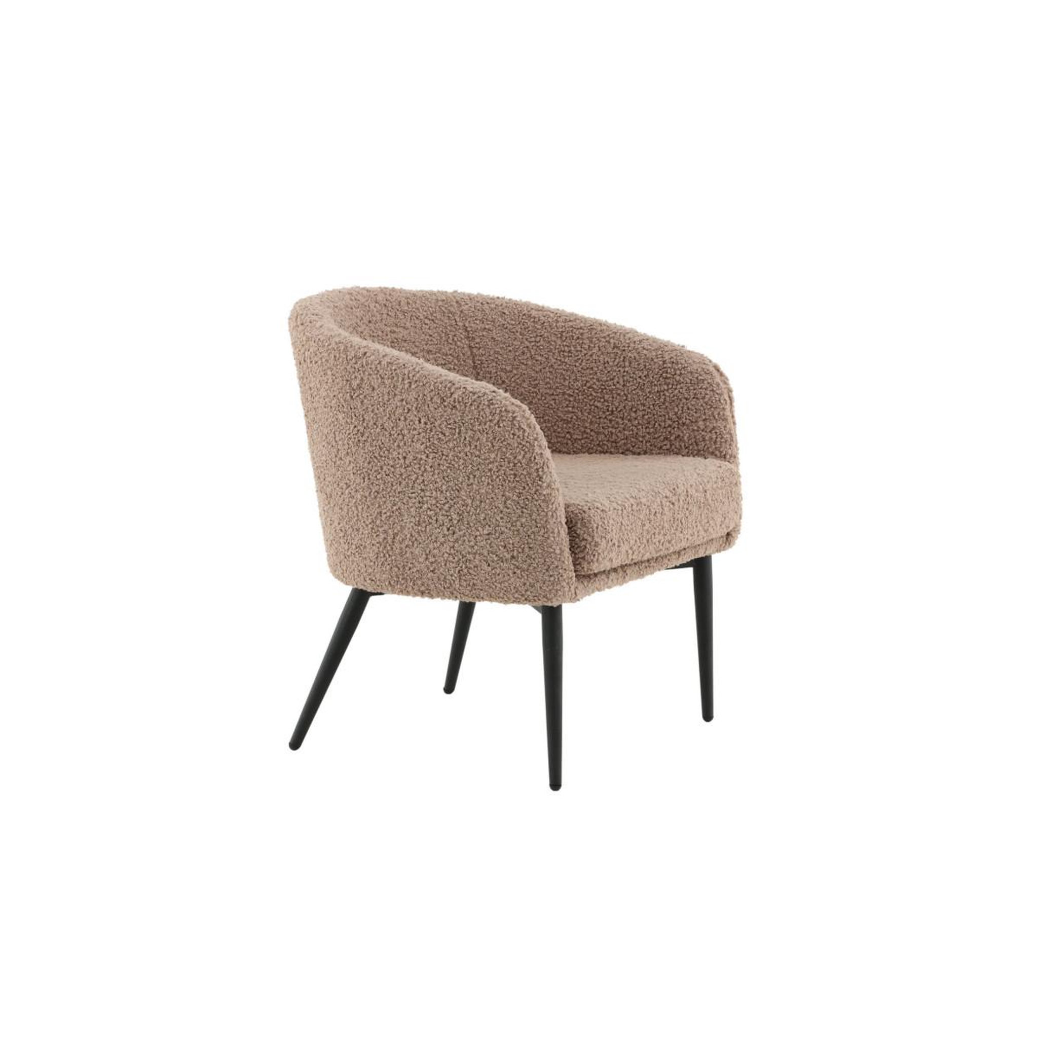 Voir la diapositive 3 : Paris Prix Fauteuil bouclette  fluffy  70cm marron