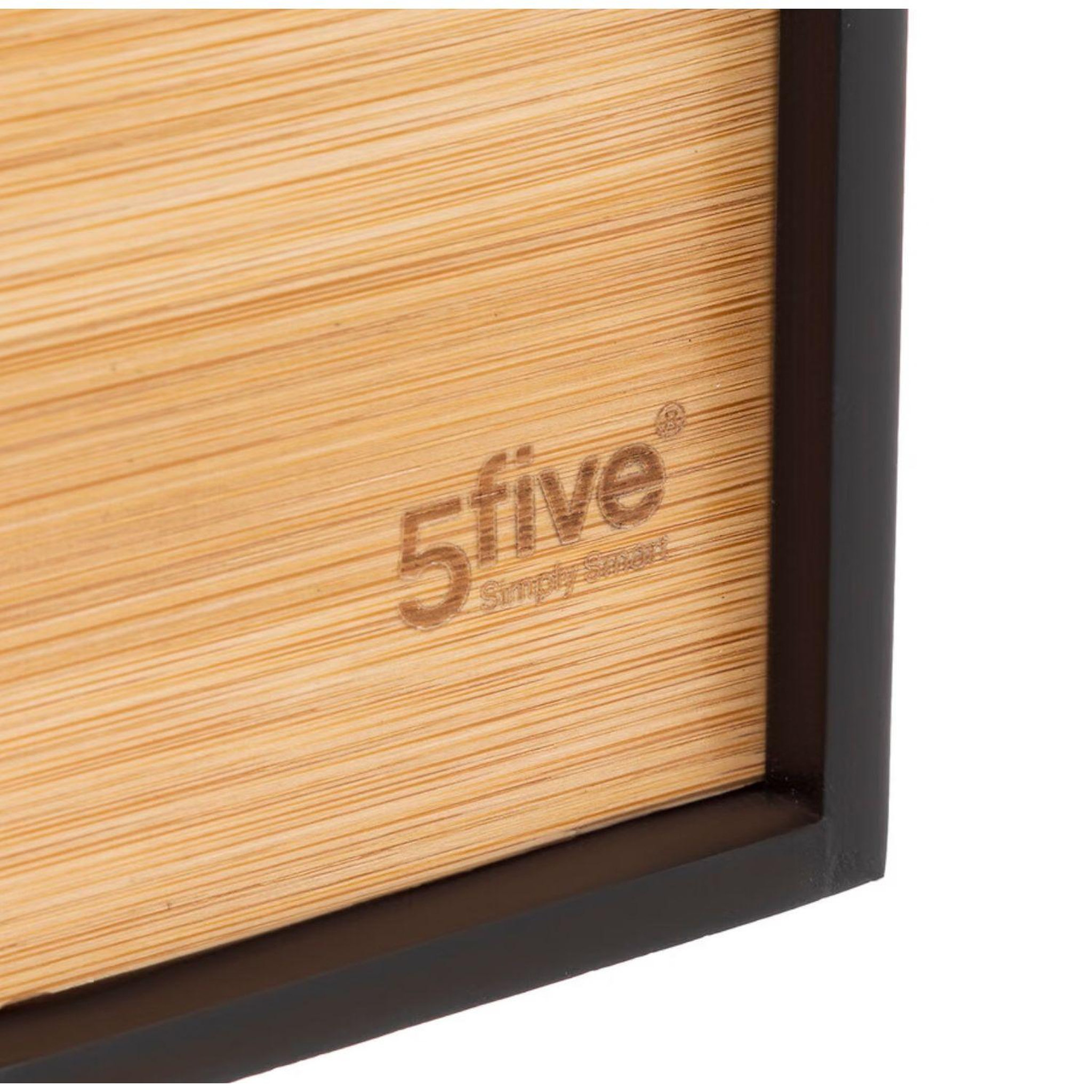 Voir la diapositive 4 : FIVE Range-revues pour bureau en bambou BAVA - Noir