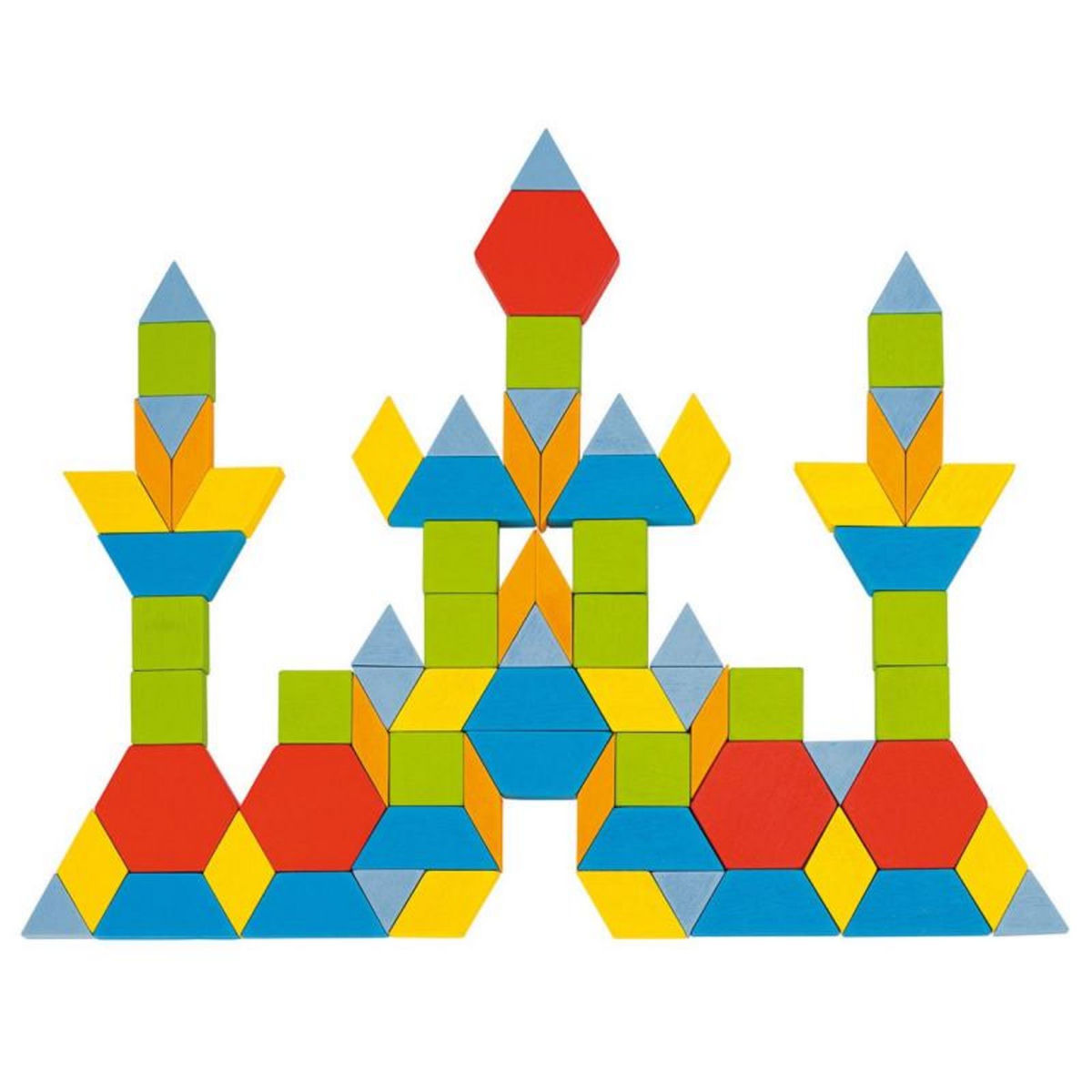 Goki GOKI Wooden puzzle Geo, 250dlg.