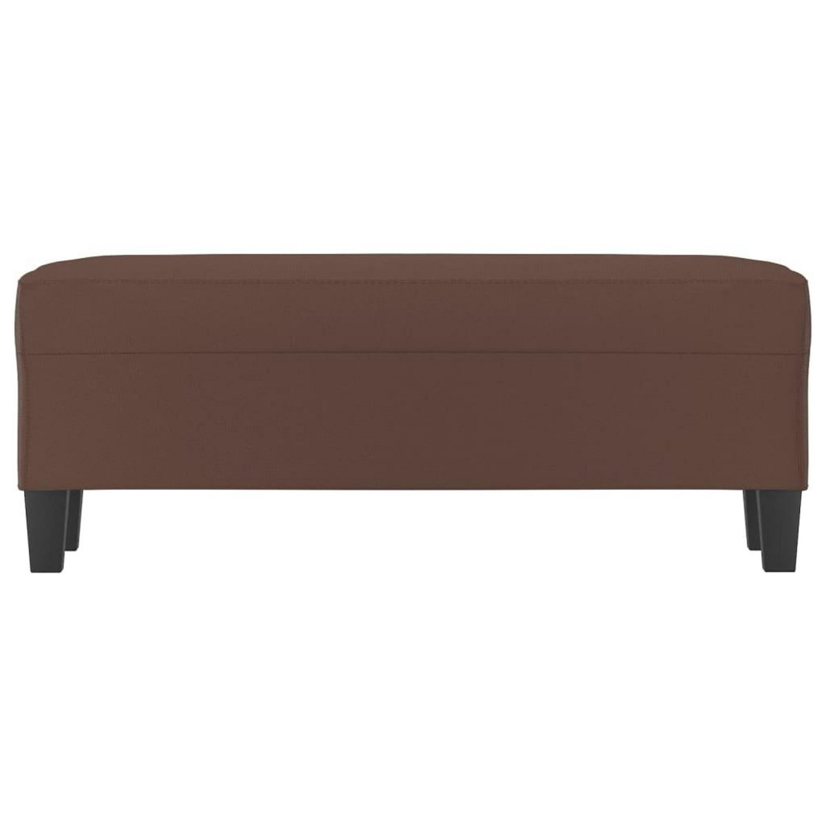 VIDAXL Banc Marron 100x35x41 cm Similicuir