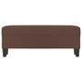 Voir la diapositive 3 : VIDAXL Banc Marron 100x35x41 cm Similicuir