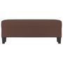 Voir la diapositive 3 : VIDAXL Banc Marron 100x35x41 cm Similicuir