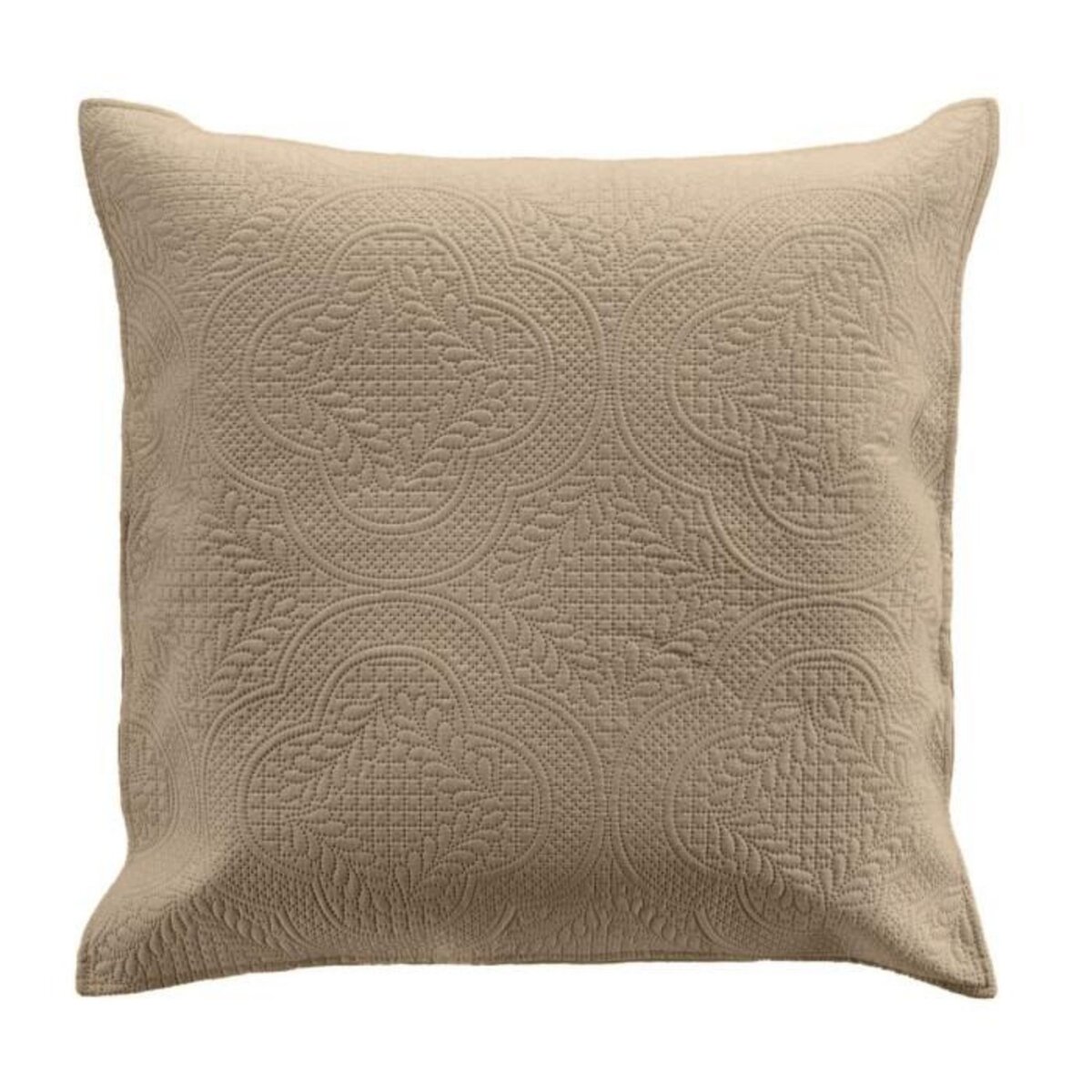Paris Prix Couvre-Lit & 2 Housses de Coussin  Romane  220x240cm Beige Lin