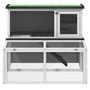 Voir la diapositive 3 : VIDAXL Clapier gris 102x90x84,5 cm bois de pin massif