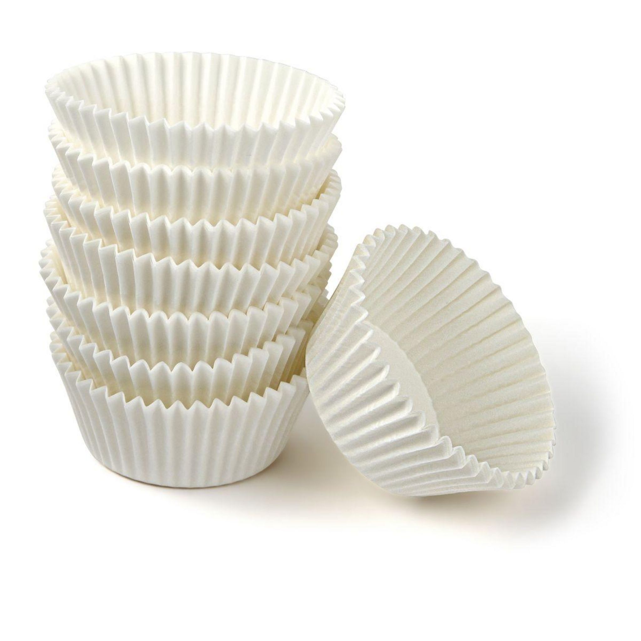Zenker Lot De 200 Moules à Muffins En Papier Blanc Ø 5 Cm - Idéal Pâtisserie Maison, Anniversaires, Enfants, Cuisson Facile Et Propre