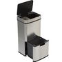 Voir la diapositive 2 : Kitchen move Poubelle De Cuisine Automatique NARVIK Argent Acier inoxydable 75 L