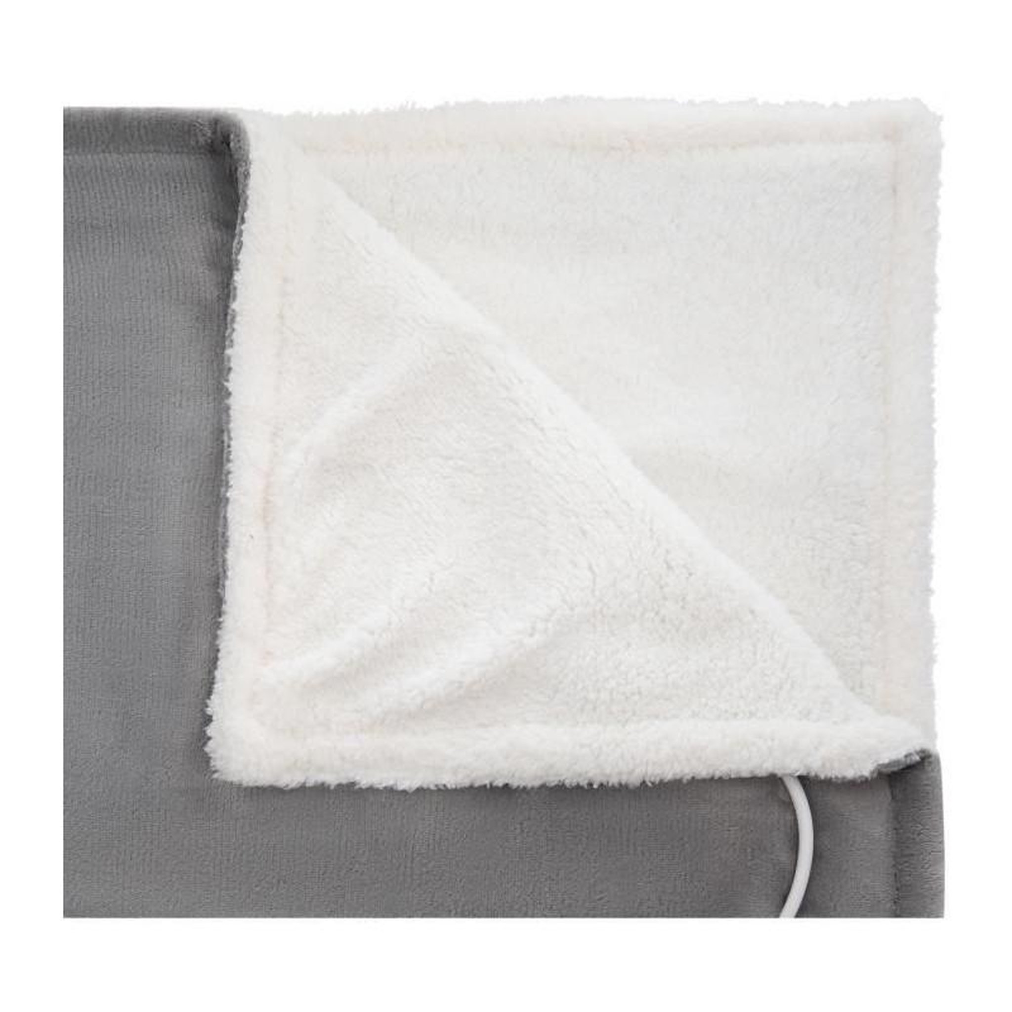 Voir la diapositive 2 : SENCO Couverture chauffante - SENCOR - SUB 2000G - 160 W - 9 températures - Gris