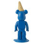 Voir la diapositive 2 : Paris Prix Statuette Déco Ours  Cornet Glace  39cm Bleu