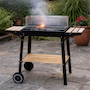 Voir la diapositive 2 : CONCEPT USINE Barbecue mobile au charbon de bois 48 x 28 cm BUFFALO